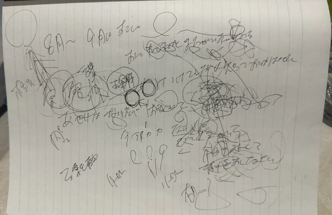 鑑定中に書き出したノート